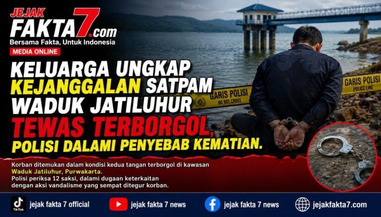 Keluarga Ungkap Kejanggalan Satpam Waduk Jatiluhur Tewas Terborgol, Polisi Dalami Penyebab Kematian