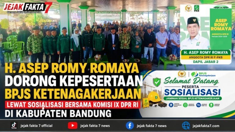 H. Asep Romy Romaya Dorong Kepesertaan BPJS Ketenagakerjaan Lewat Sosialisasi Bersama Komisi IX DPR RI di Kabupaten Bandung