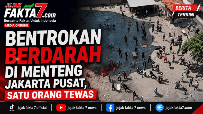 Bentrokan Berdarah di Menteng Jakarta Pusat, Satu Orang Tewas