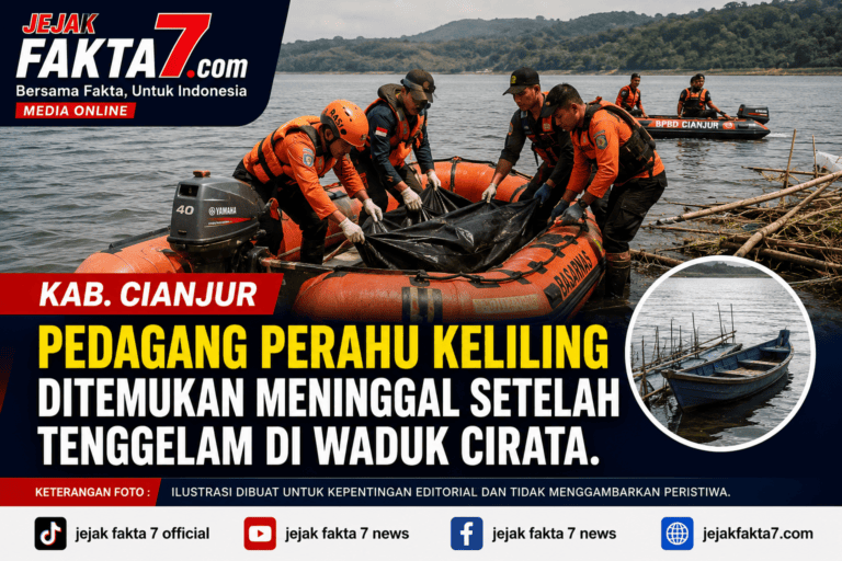 Pedagang Perahu Keliling Ditemukan Meninggal Setelah Tenggelam di Waduk Cirata