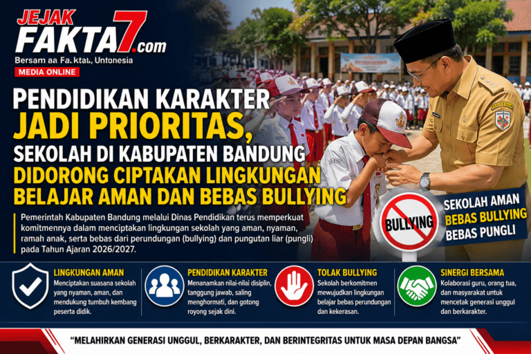 Pendidikan Karakter Jadi Prioritas, Sekolah di Kabupaten Bandung Didorong Ciptakan Lingkungan Belajar Aman dan Bebas Bullying