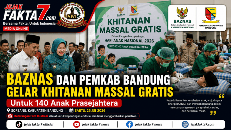 BAZNAS dan Pemkab Bandung Gelar Khitanan Massal Gratis untuk 140 Anak Prasejahtera
