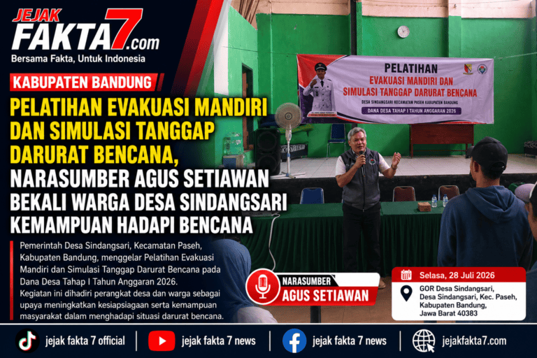 Pelatihan Evakuasi Mandiri dan Simulasi Tanggap Darurat Bencana