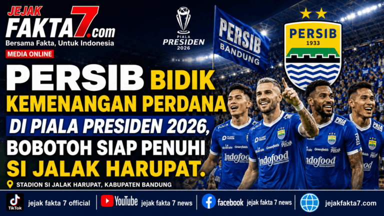 Persib Bidik Kemenangan Perdana di Piala Presiden 2026, Bobotoh Siap Penuhi Si Jalak Harupat