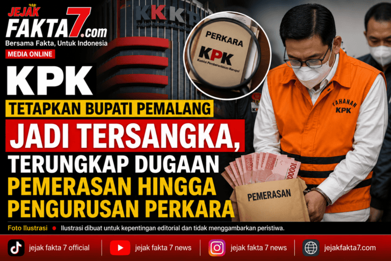 KPK Tetapkan Bupati Pemalang Jadi Tersangka, Terungkap Dugaan Pemerasan