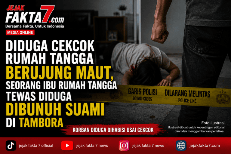 Diduga Cekcok Rumah Tangga Berujung Maut, Seorang Ibu Rumah Tangga Tewas Diduga Dibunuh Suami di Tambora