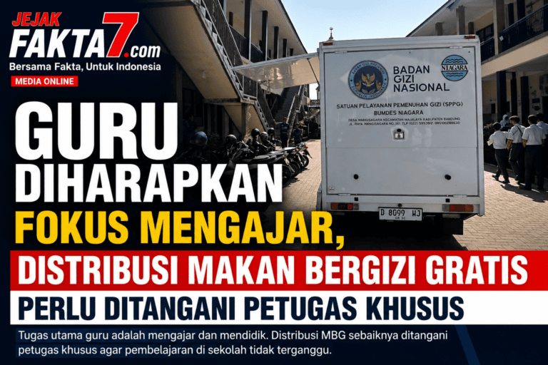 Guru Diharapkan Fokus Mengajar, Distribusi Makan Bergizi Gratis Perlu Ditangani Petugas Khusus
