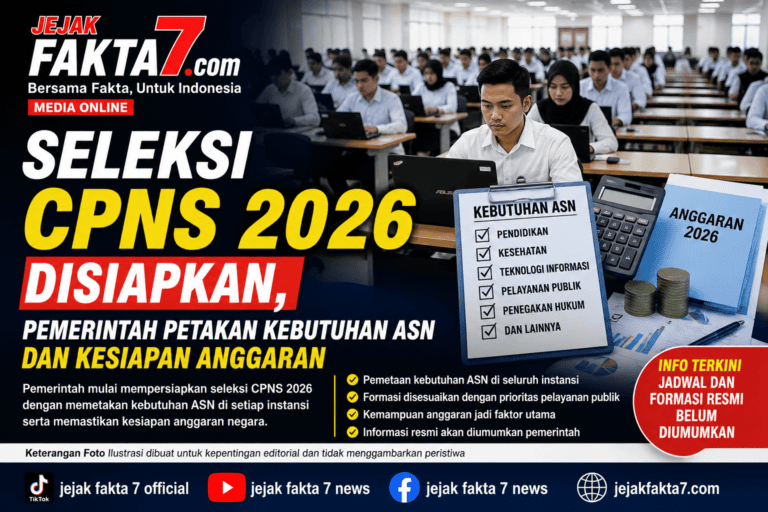 Seleksi CPNS 2026 Disiapkan, Pemerintah Petakan Kebutuhan ASN dan Kesiapan Anggaran
