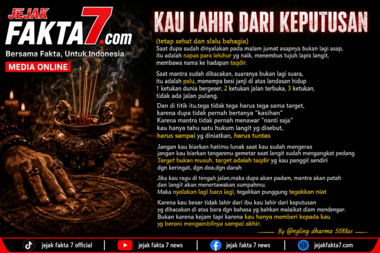 KAU LAHIR DARI KEPUTUSAN