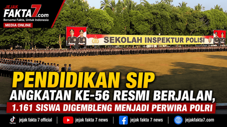 Pendidikan SIP Angkatan ke-56 Resmi Berjalan, 1.161 Siswa Digembleng Menjadi Perwira Polri
