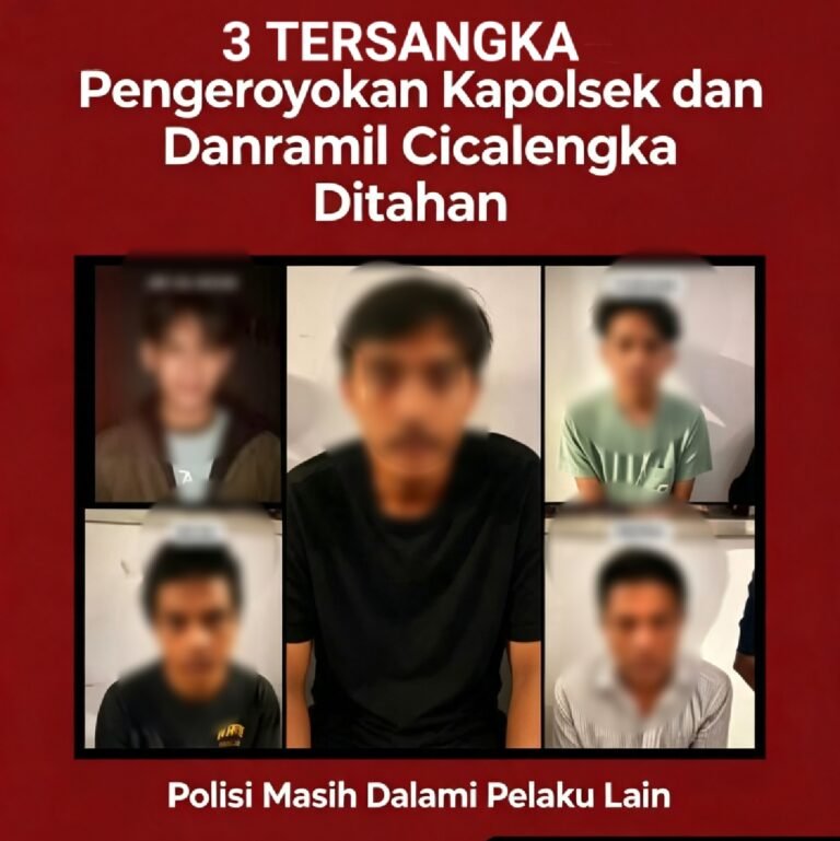 Pukul Kapolsek dan Danramil Saat Karnaval, 3 Warga Cicalengka Kini Jadi Tersangka