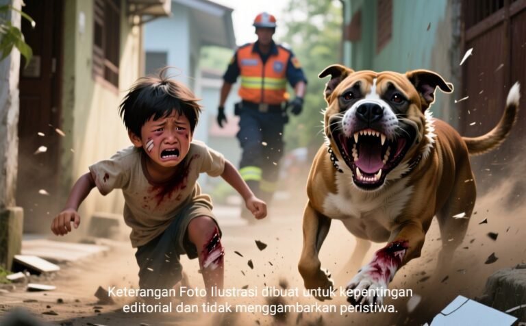 Bocah 9 Tahun Diserang Anjing Pitbull di Arjasari, Korban Jalani Operasi