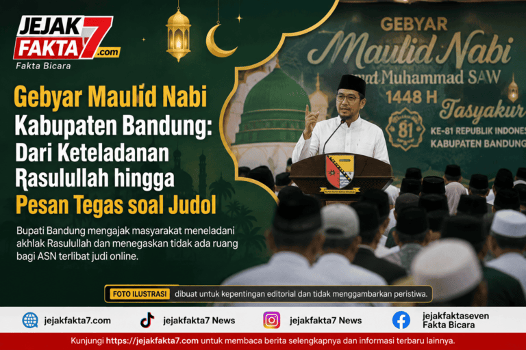 Gebyar Maulid Nabi Kabupaten Bandung: Dari Keteladanan Rasulullah hingga Pesan Tegas soal Judol
