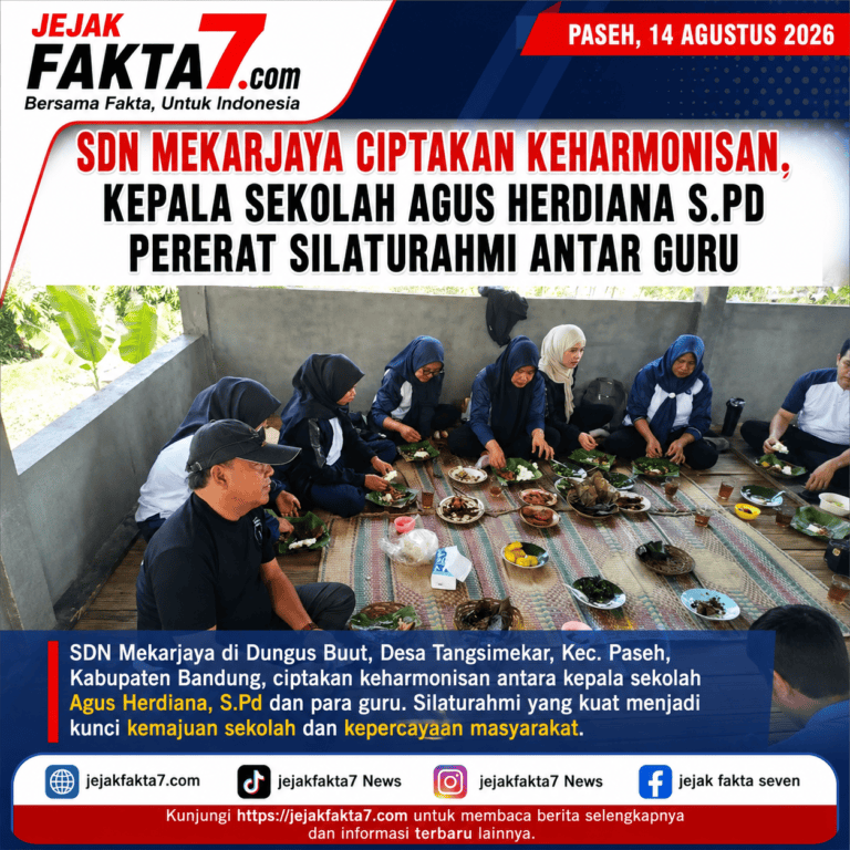 SDN Mekarjaya Ciptakan Keharmonisan, Kepala Sekolah Agus Herdiana S.Pd Pererat Silaturahmi Antar Guru