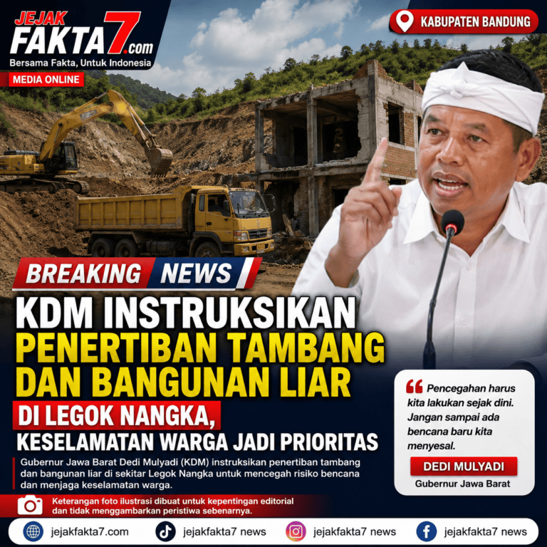 KDM Instruksikan Penertiban Tambang dan Bangunan Liar di Legok Nangka, Keselamatan Warga Jadi Prioritas