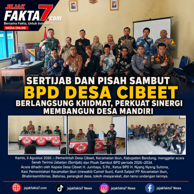 Sertijab dan Pisah Sambut BPD Desa Cibeet Berlangsung Khidmat, Perkuat Sinergi Membangun Desa Mandiri